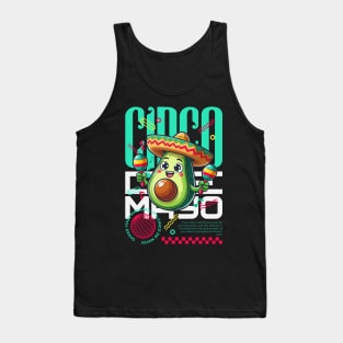 Cinco De Mayo Avocado Tank Top